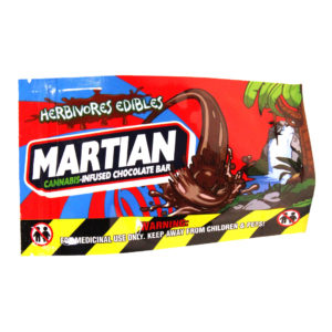 Martian THC Chocolate Bar 100mg - Herbivores Edibles