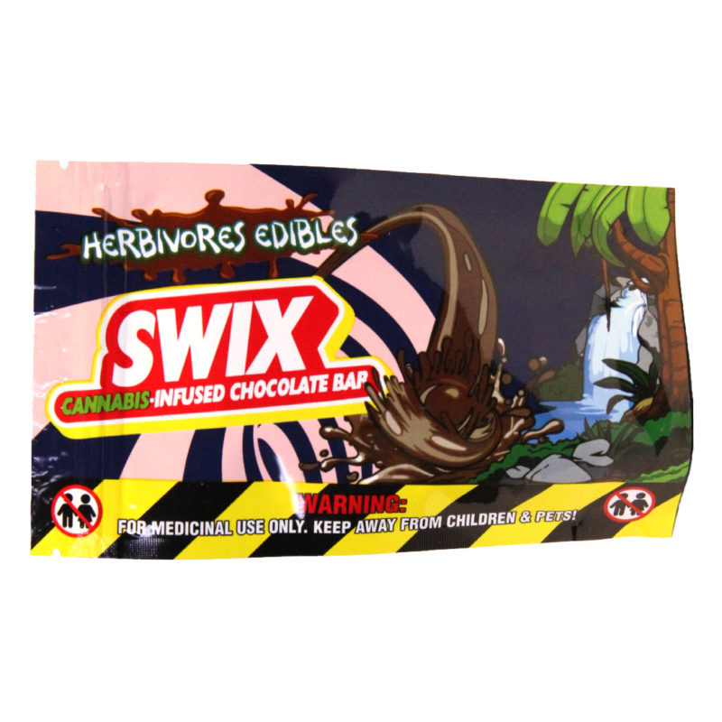 Swix THC Chocolate Bar 100mg - Herbivores Edibles