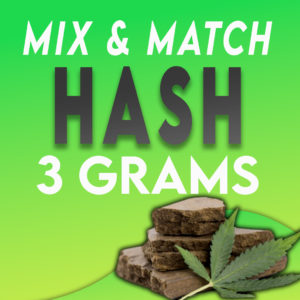 3 Grams Hash Mix & Match | Buy Cheap Concentrates Canada | Crystal Cloud 9