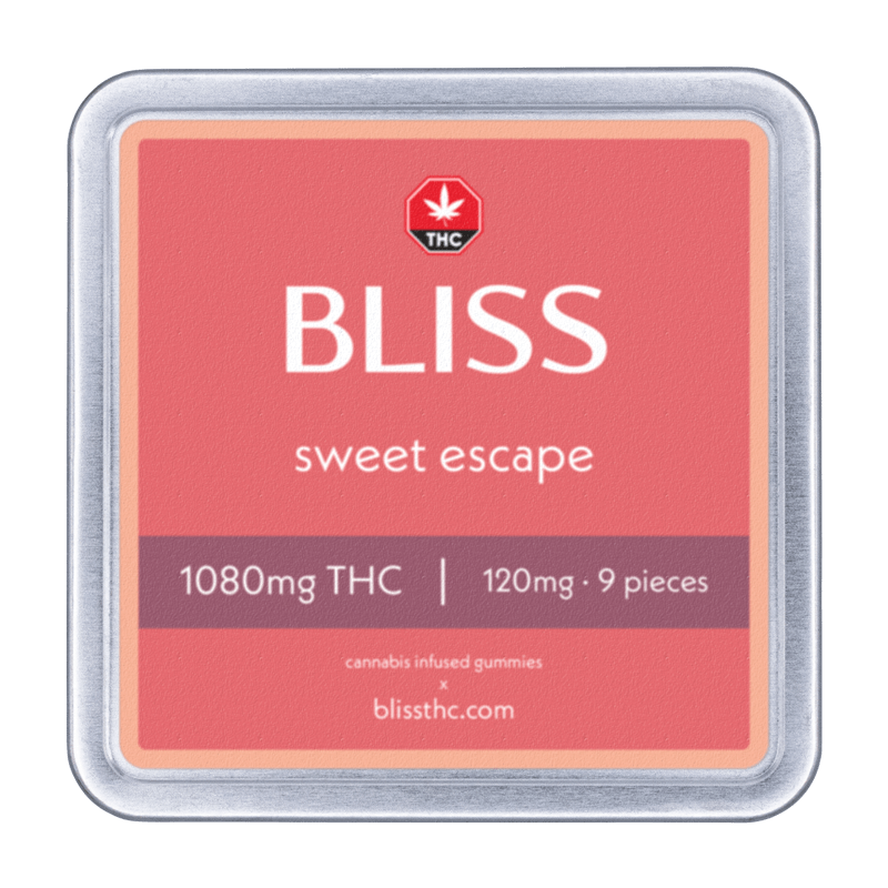 Bliss Sweet Escape 1080mg THC Edibles