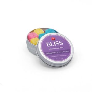 Bliss Tropical Assorted 250mg THC Gummies