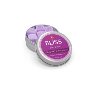 Buy Bliss Grape 250mg THC Gummies