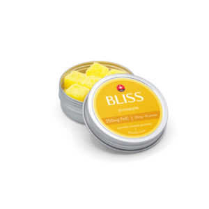 Bliss Pineapple 250mg THC Gummies
