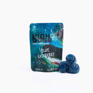High Dose - Blue Raspberry THC Gummies 1500mg