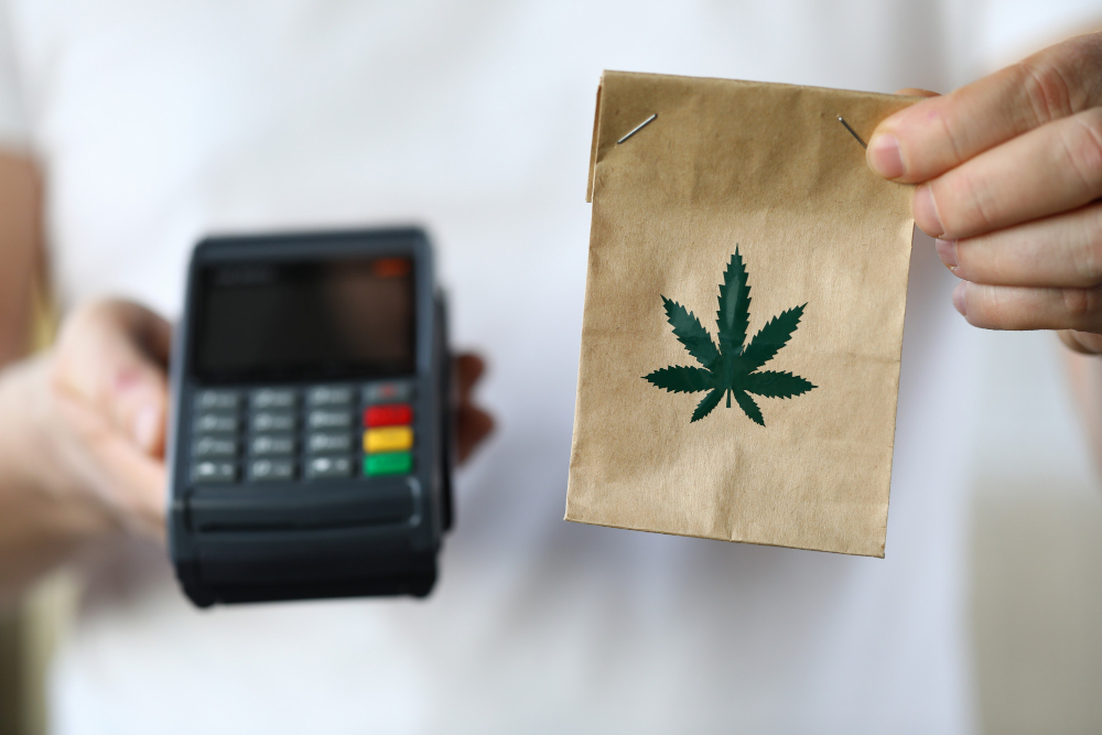 package-delivery-with-marijuana-payment-terminal