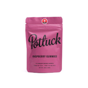 Potluck - Raspberry THC Gummies 200mg