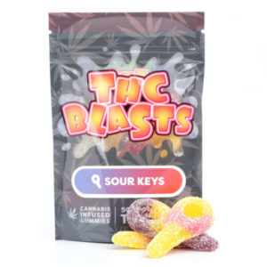 THC Blasts - Sour Keys Gummies 500mg