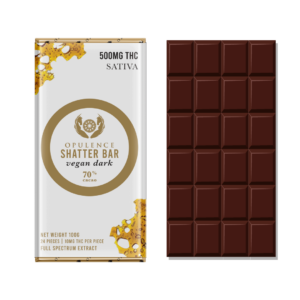 Opulence Shatter Vegan Dark Chocolate 500mg (Sativa)
