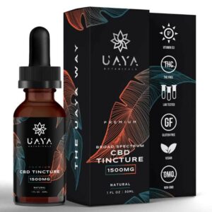 Uaya Botanicals CBD Tincture (Broad Spectrum) 1500mg