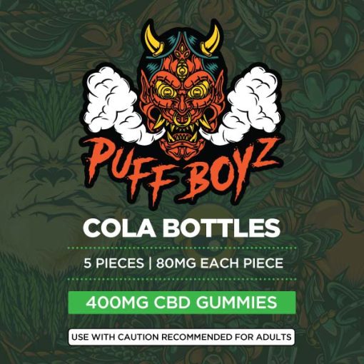 Puff Boyz 400mg CBD Cola Bottle Gummies
