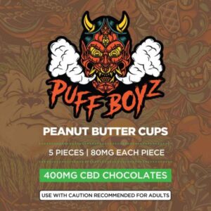 Puff Boyz 400mg CBD Peanut Butter Cup Bites