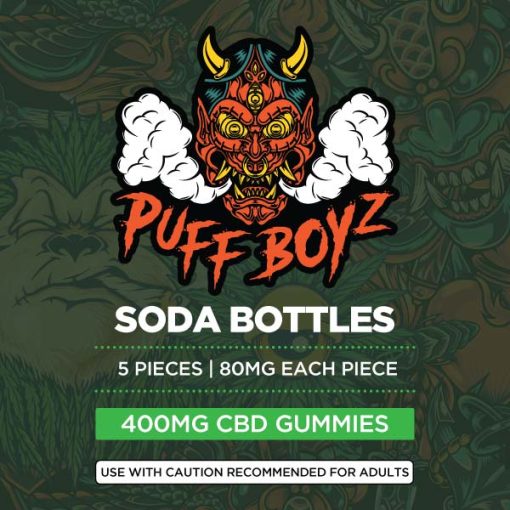 Puff Boyz 400mg CBD Soda Bottle