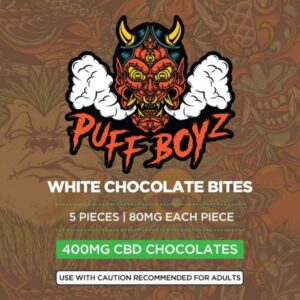 Puff Boyz 400mg CBD White Chocolate Bites