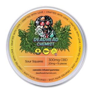 Deadhead Chemist Sour Squares CBD Gummies