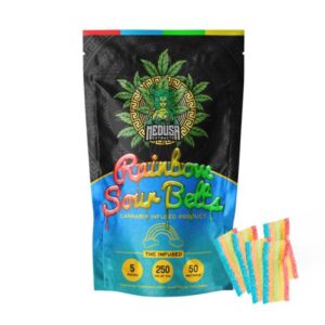 Rainbow Sour Belts: 250MG THC