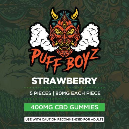 Puff Boyz 400mg CBD Strawberry Gummies