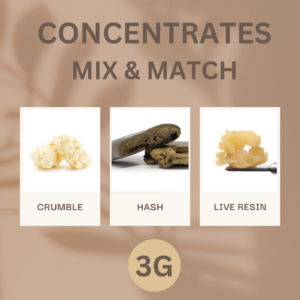 3 Grams Concentrates Mix and Match