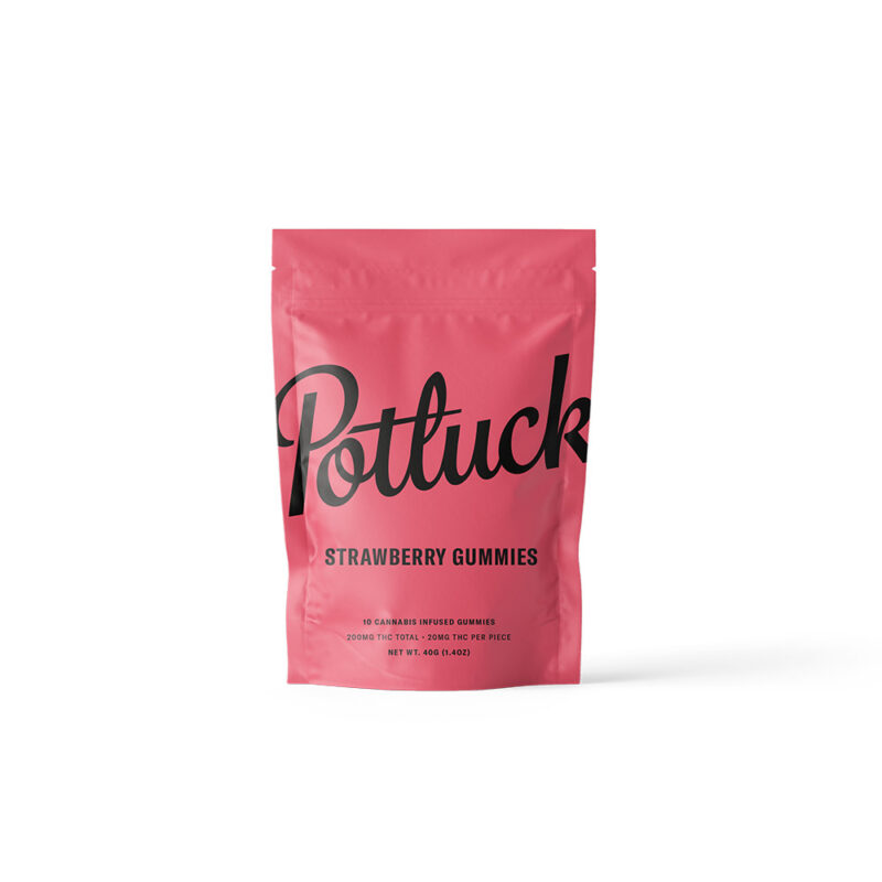 Potluck - Strawberry Gummies 200mg