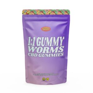 Stoney Bites – Gummy Worms 1:1 THC
