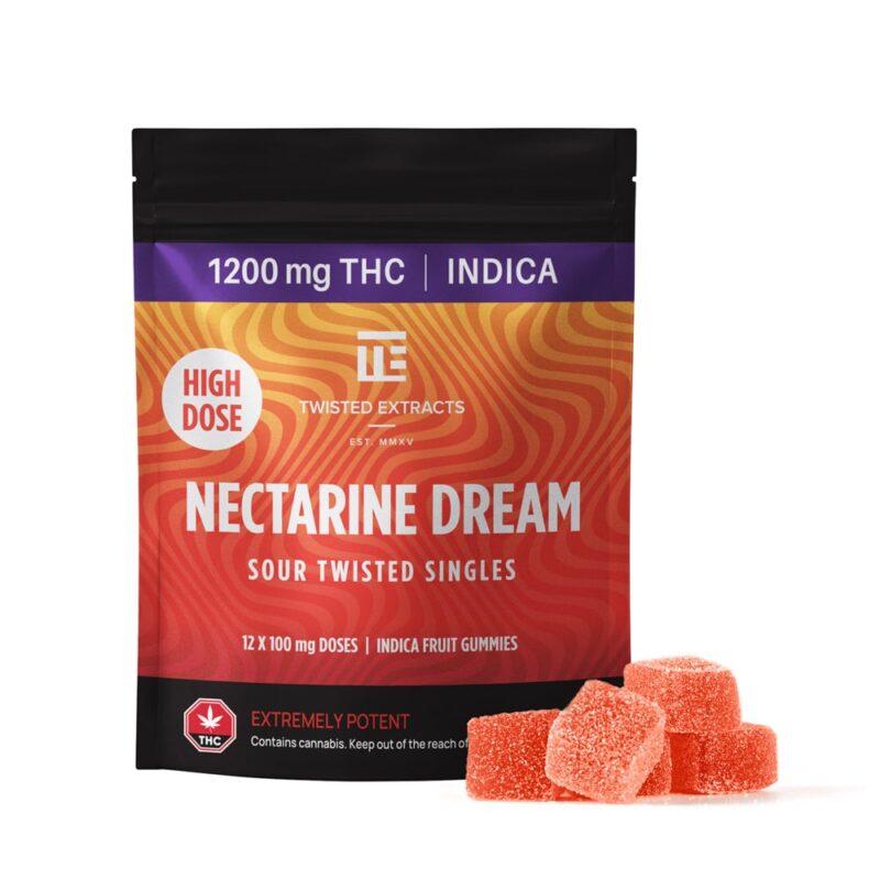 1200mg Nectarine Dream Twisted Extracts