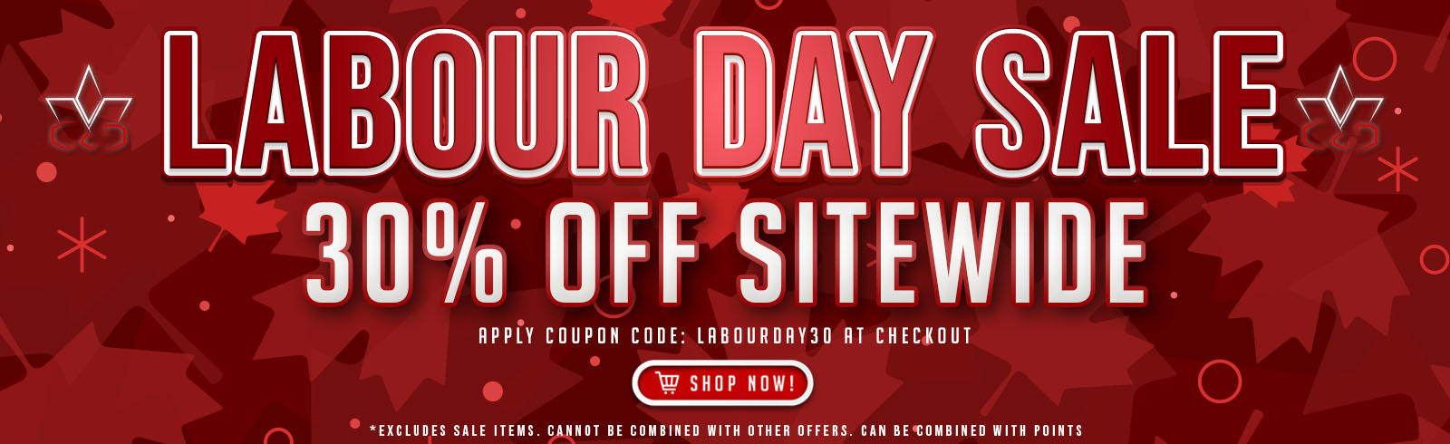 LABOUR DAY 30% SALE